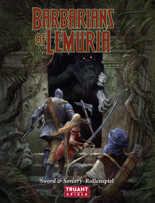 Barbarians of Lemuria en version allemande